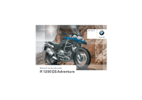 BMW R1200 GS ADVENTURE - Navod na pouzivanie SK 2015